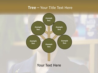 Jewelry Horizontal Lady PowerPoint Template