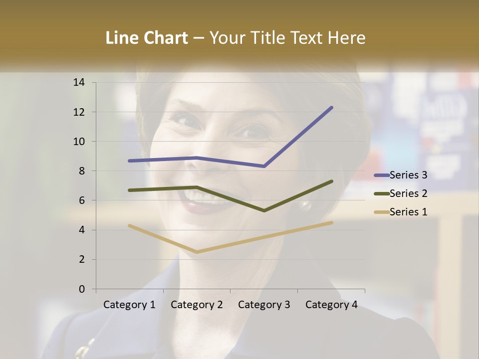 Jewelry Horizontal Lady PowerPoint Template