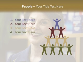 Jewelry Horizontal Lady PowerPoint Template