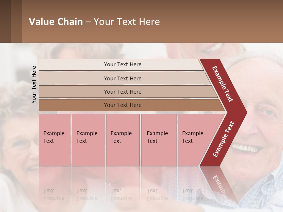 A Group Of Elderly People Giving Thumbs Up PowerPoint Template