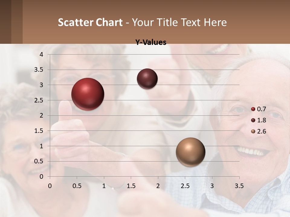 A Group Of Elderly People Giving Thumbs Up PowerPoint Template