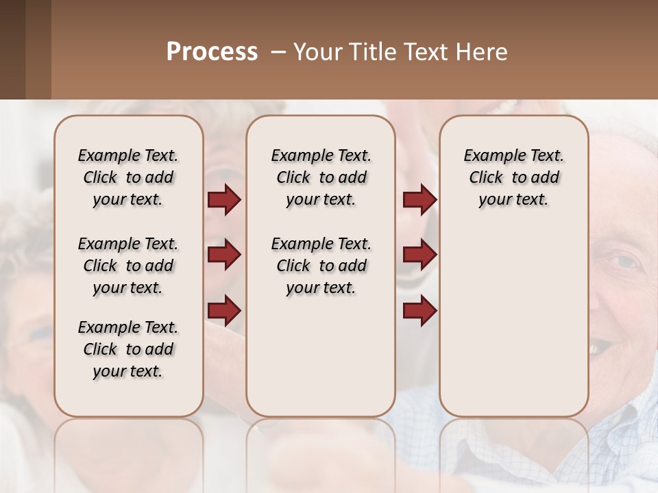 A Group Of Elderly People Giving Thumbs Up PowerPoint Template
