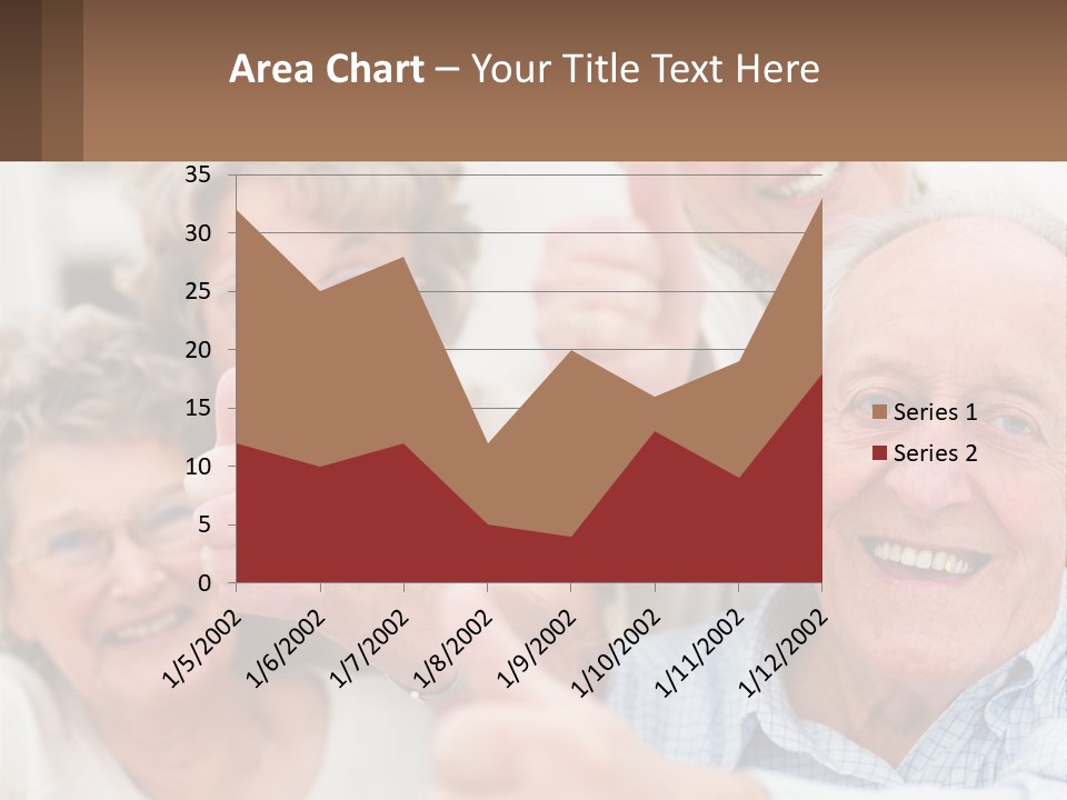 A Group Of Elderly People Giving Thumbs Up PowerPoint Template