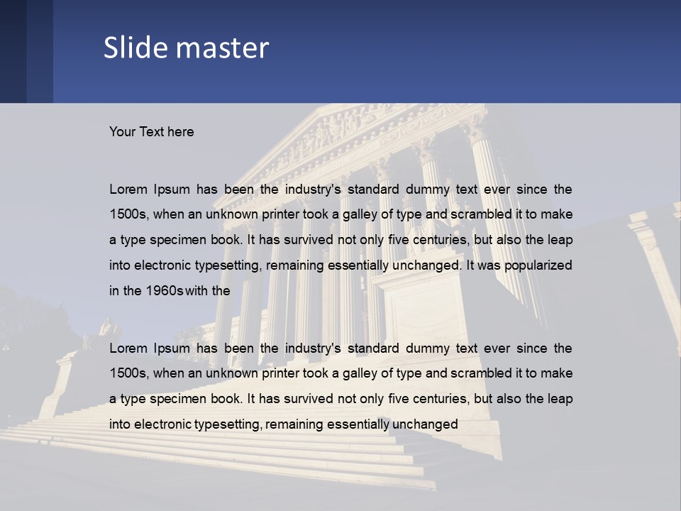 Judge Landmark Rights PowerPoint Template