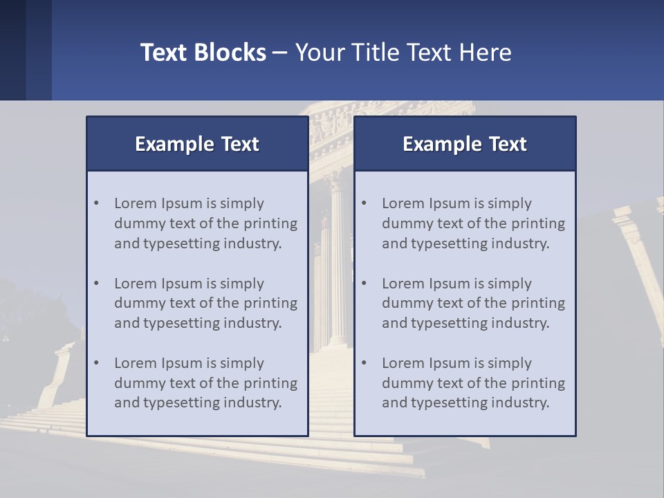Judge Landmark Rights PowerPoint Template