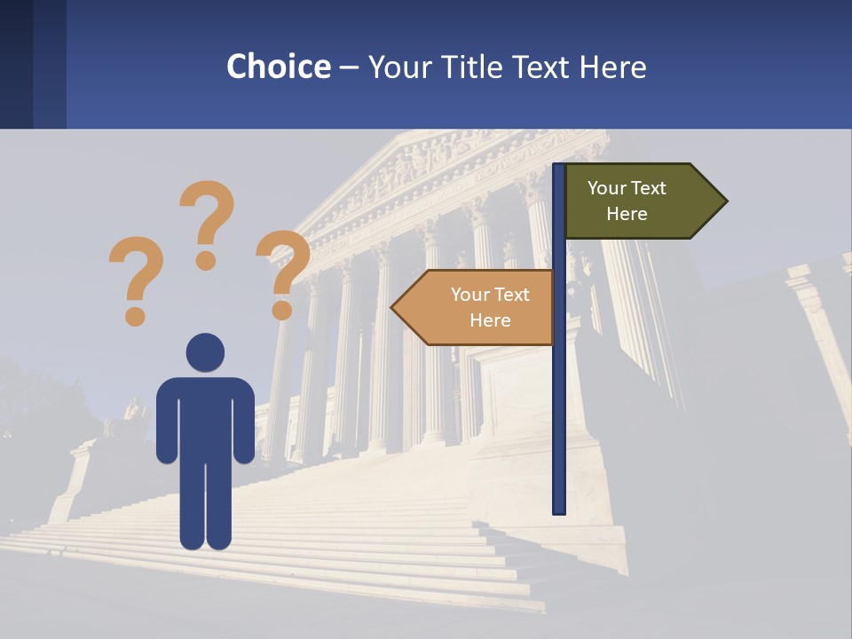 Judge Landmark Rights PowerPoint Template