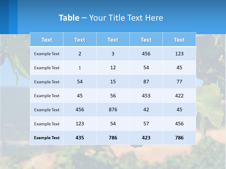 Ripened Italy Scenic PowerPoint Template