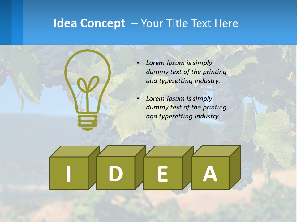 Ripened Italy Scenic PowerPoint Template