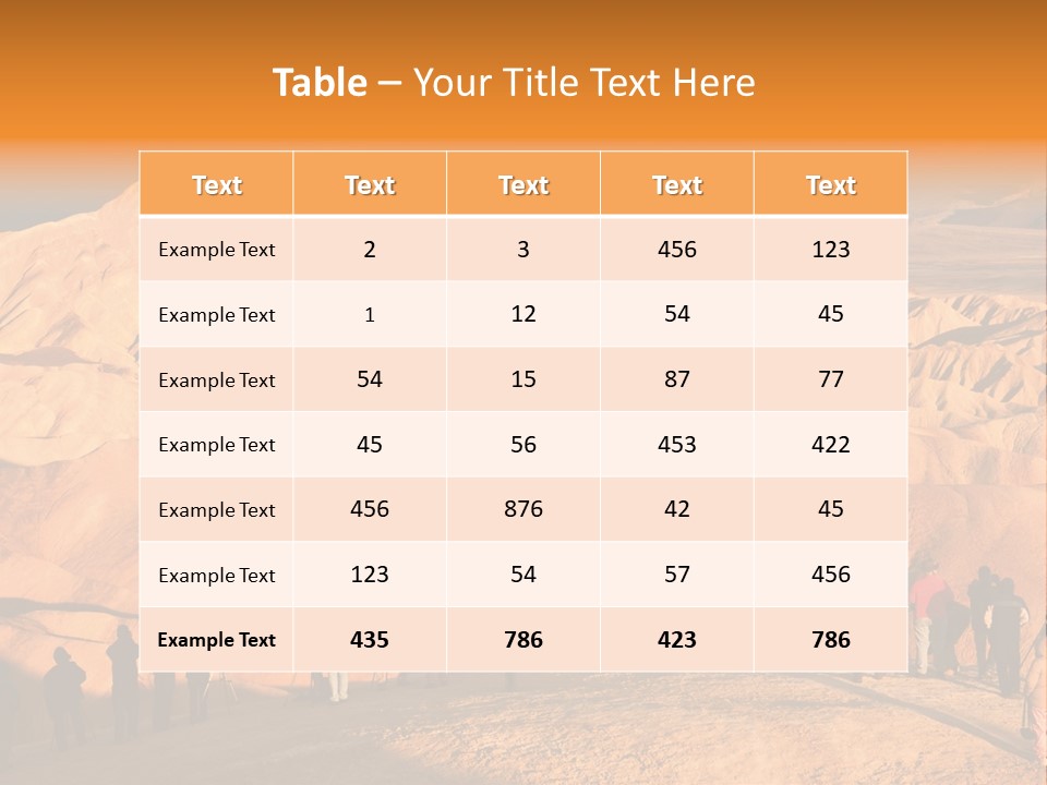 Human Zabriskie Dawn PowerPoint Template