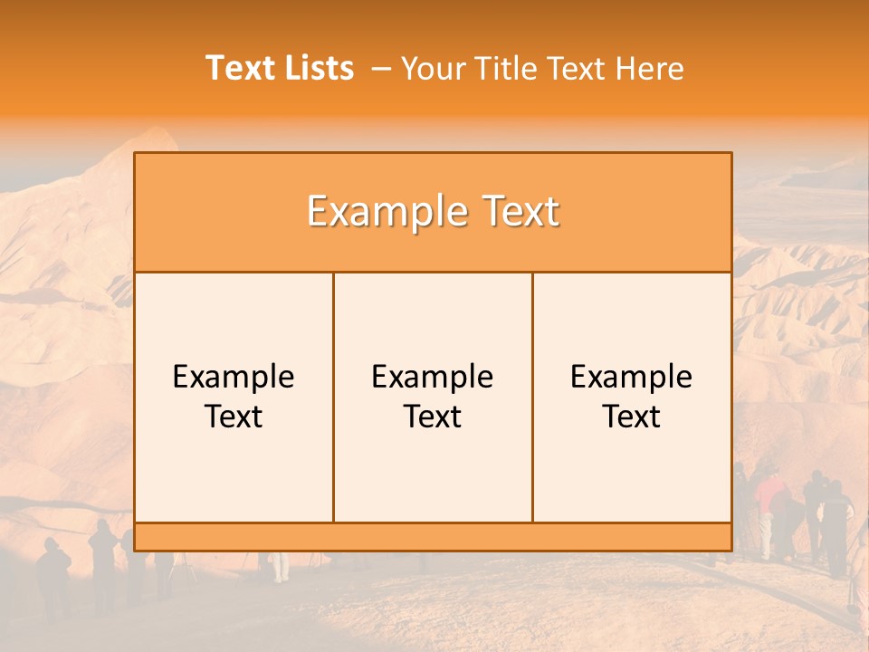 Human Zabriskie Dawn PowerPoint Template