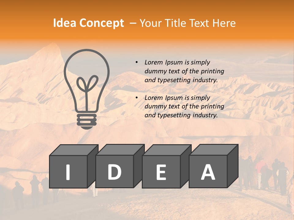 Human Zabriskie Dawn PowerPoint Template