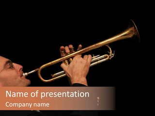 Musical Classical Toot PowerPoint Template