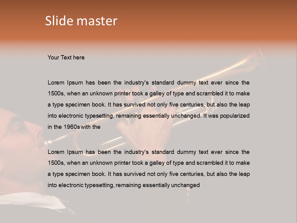 Musical Classical Toot PowerPoint Template