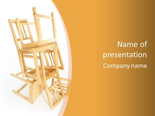 Pile Stacked Seat PowerPoint Template