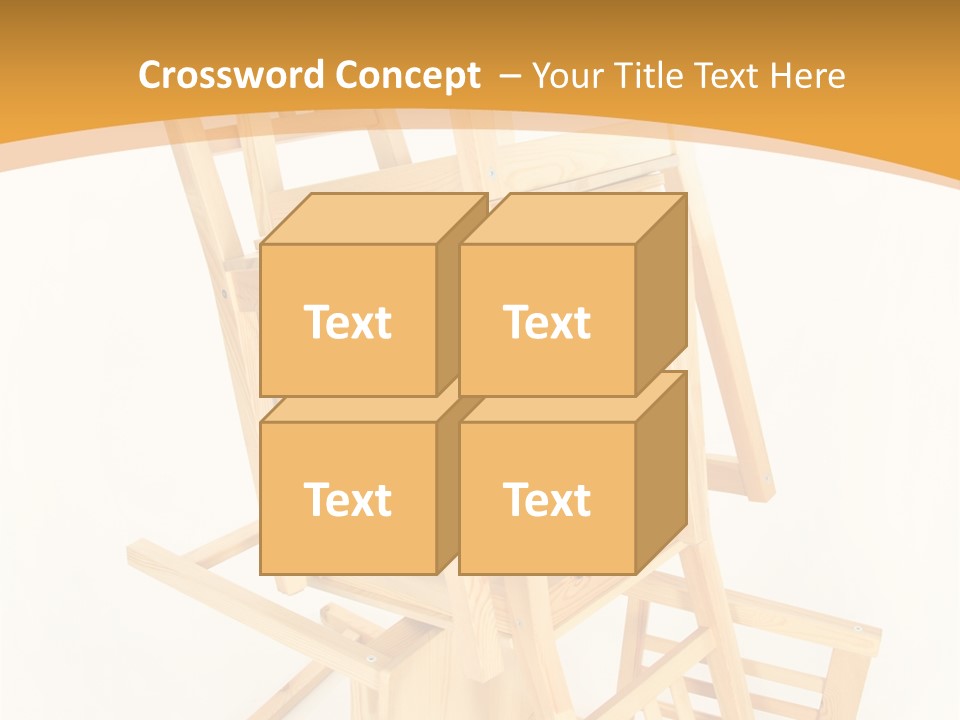 Pile Stacked Seat PowerPoint Template