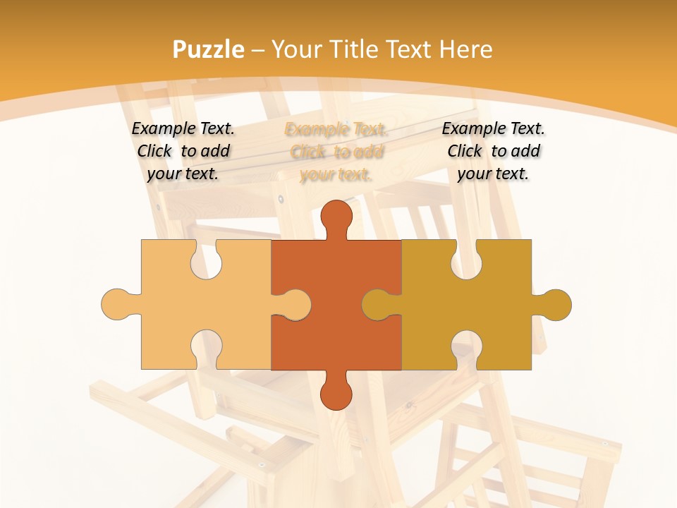 Pile Stacked Seat PowerPoint Template