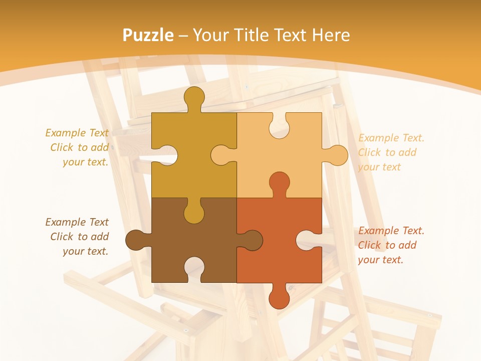 Pile Stacked Seat PowerPoint Template