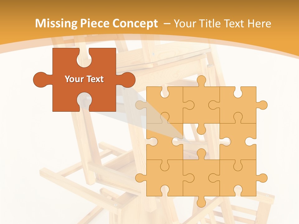 Pile Stacked Seat PowerPoint Template