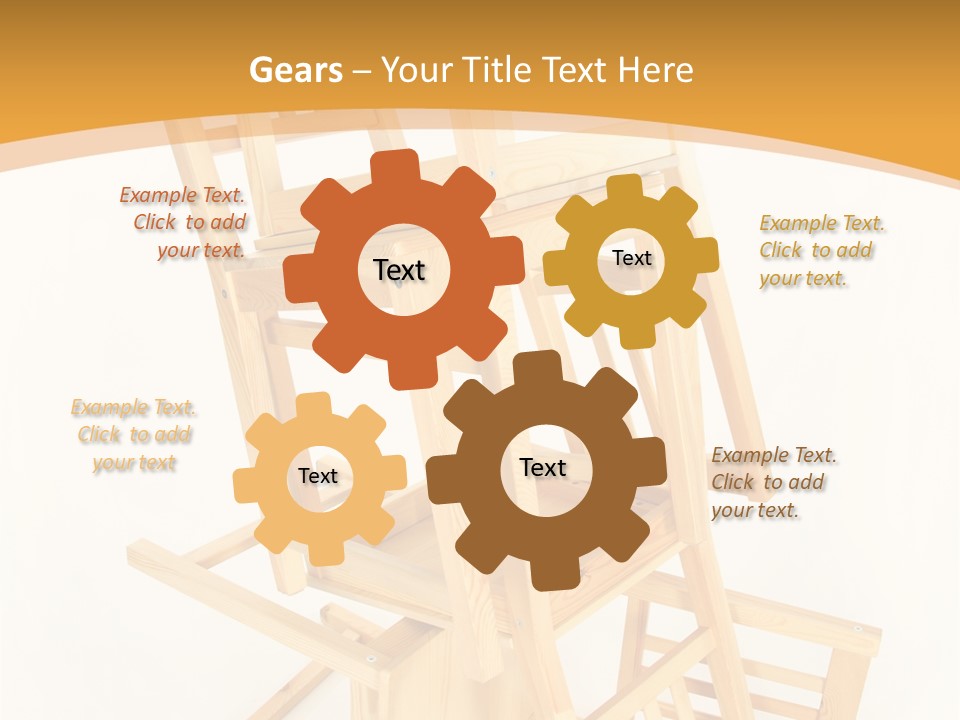 Pile Stacked Seat PowerPoint Template