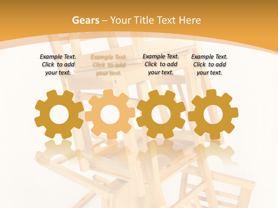 Pile Stacked Seat PowerPoint Template