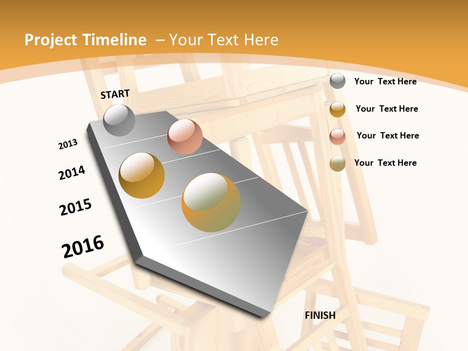 Pile Stacked Seat PowerPoint Template