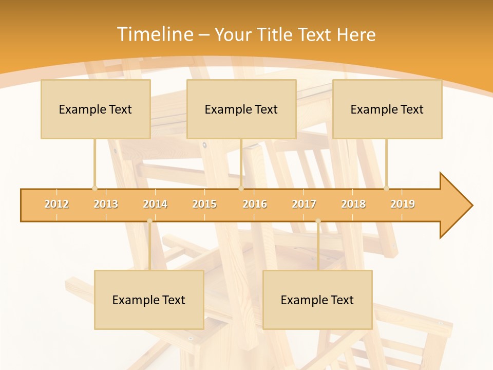 Pile Stacked Seat PowerPoint Template
