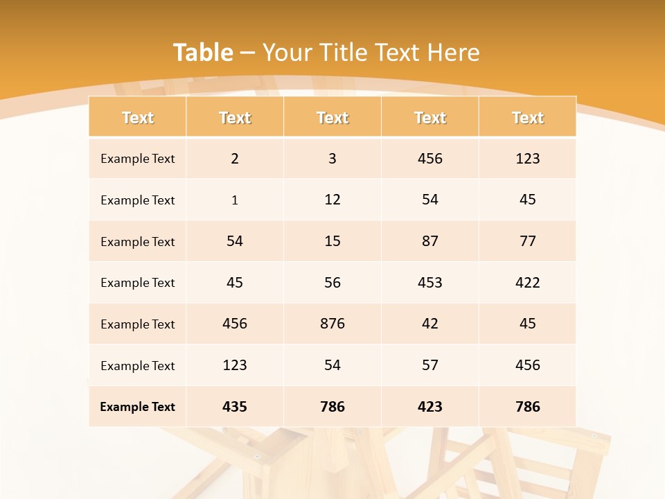 Pile Stacked Seat PowerPoint Template