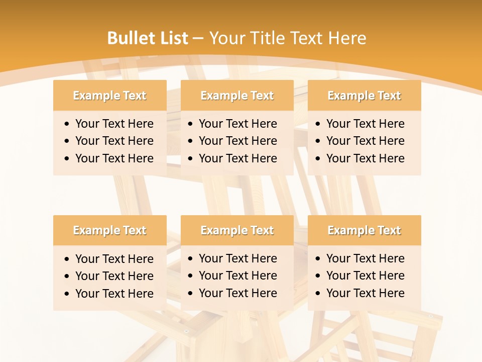 Pile Stacked Seat PowerPoint Template