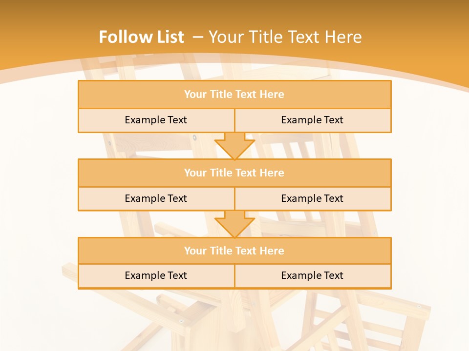 Pile Stacked Seat PowerPoint Template