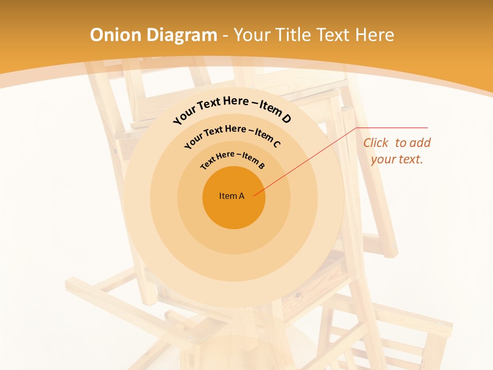 Pile Stacked Seat PowerPoint Template