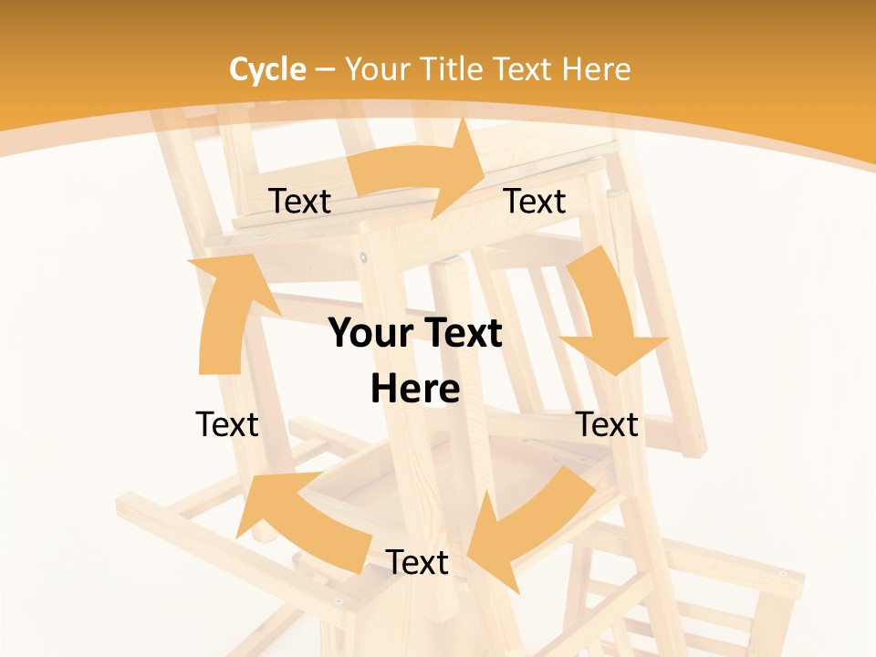 Pile Stacked Seat PowerPoint Template