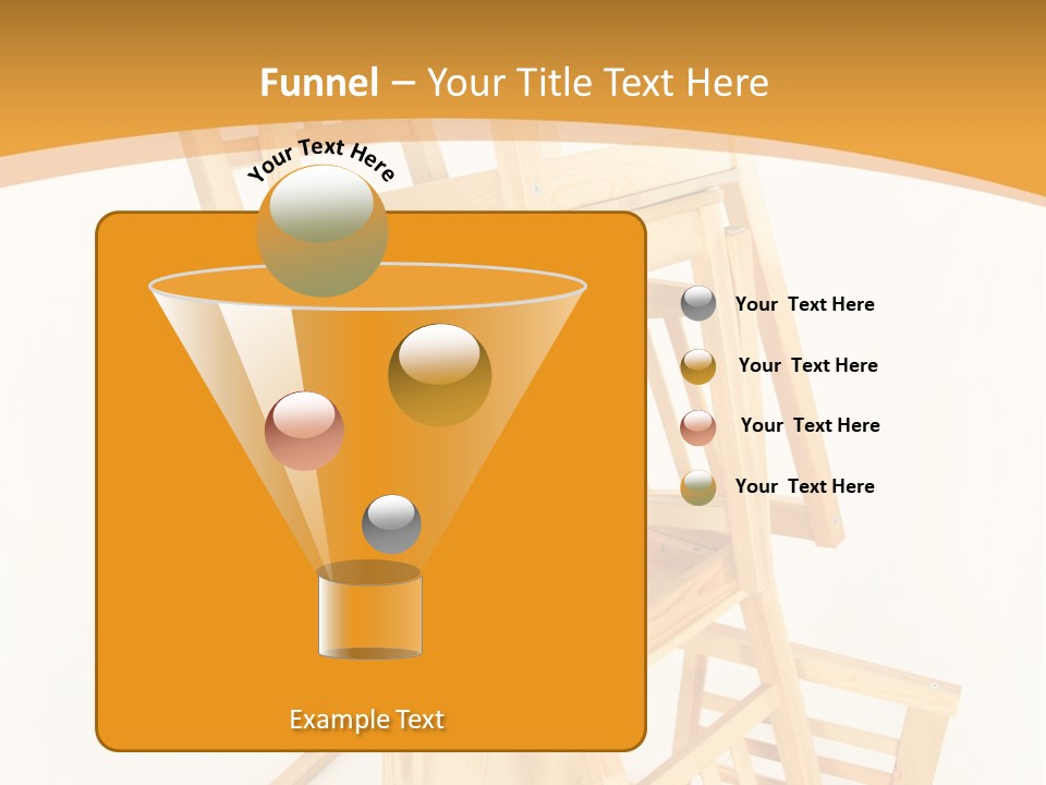 Pile Stacked Seat PowerPoint Template