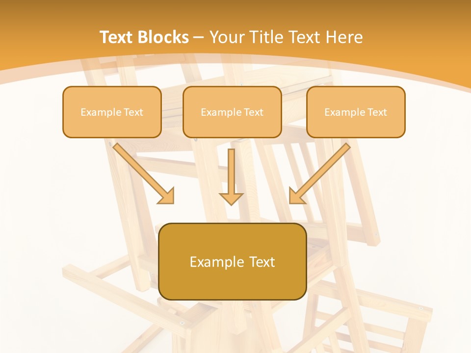 Pile Stacked Seat PowerPoint Template