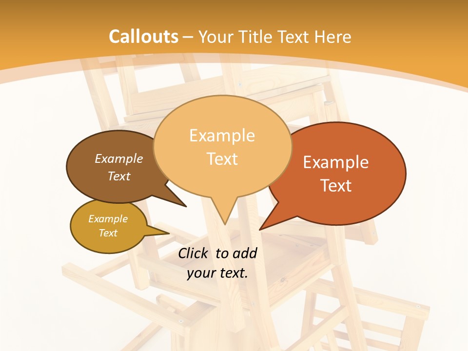 Pile Stacked Seat PowerPoint Template