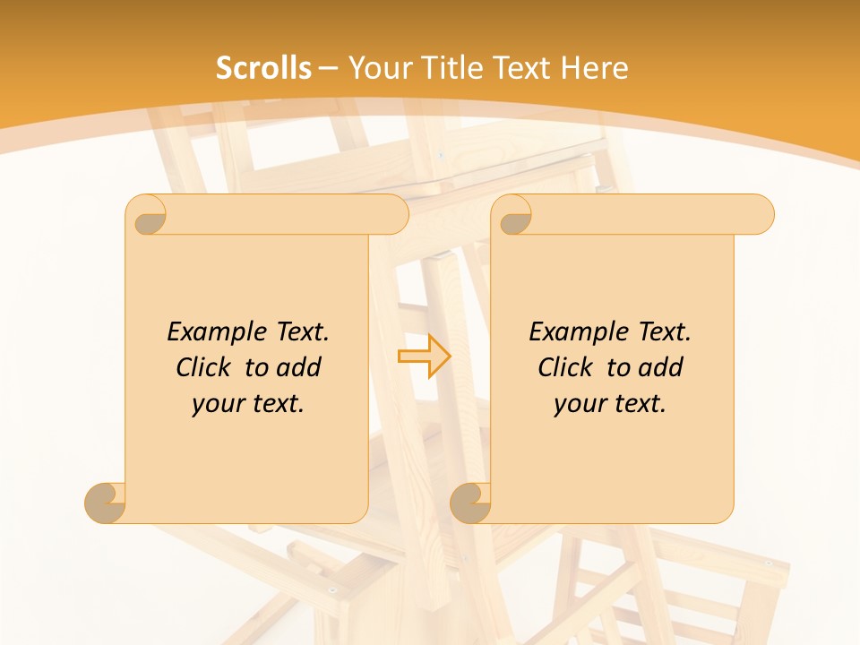 Pile Stacked Seat PowerPoint Template