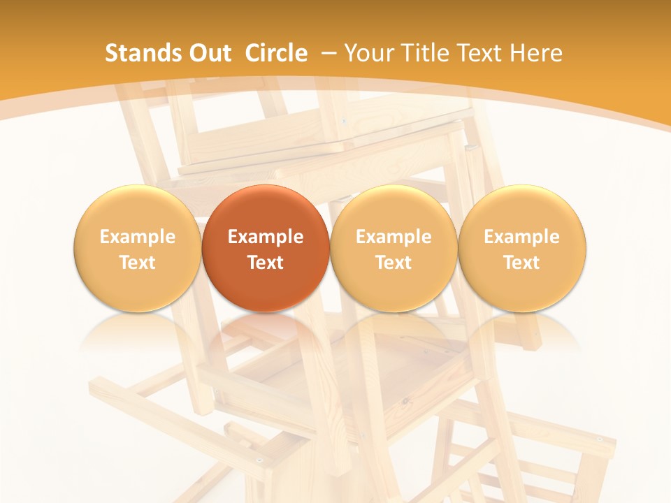 Pile Stacked Seat PowerPoint Template