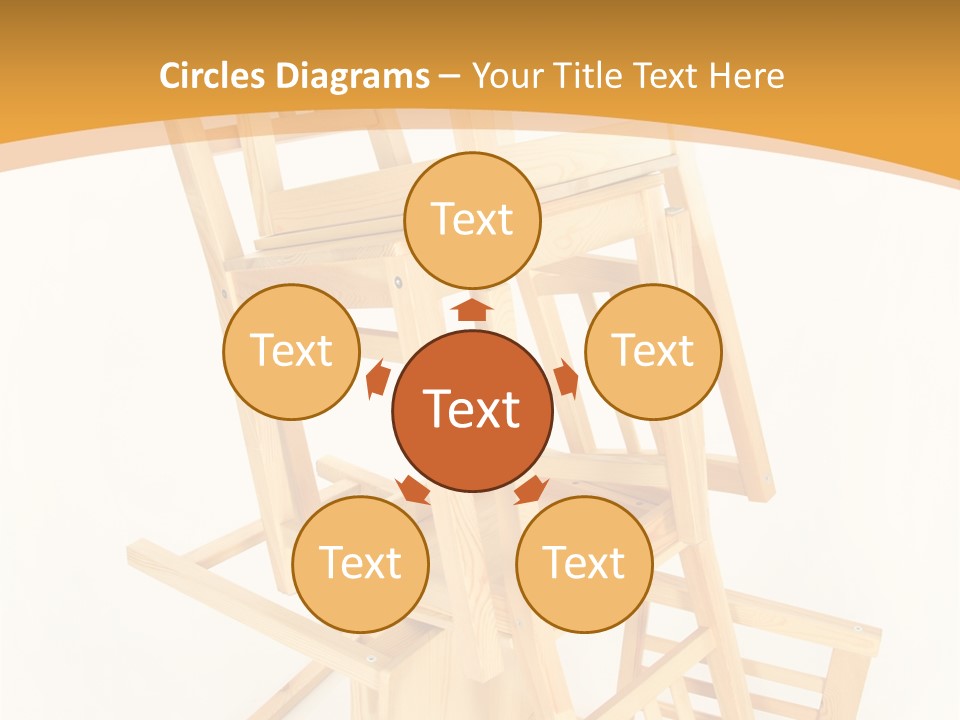 Pile Stacked Seat PowerPoint Template