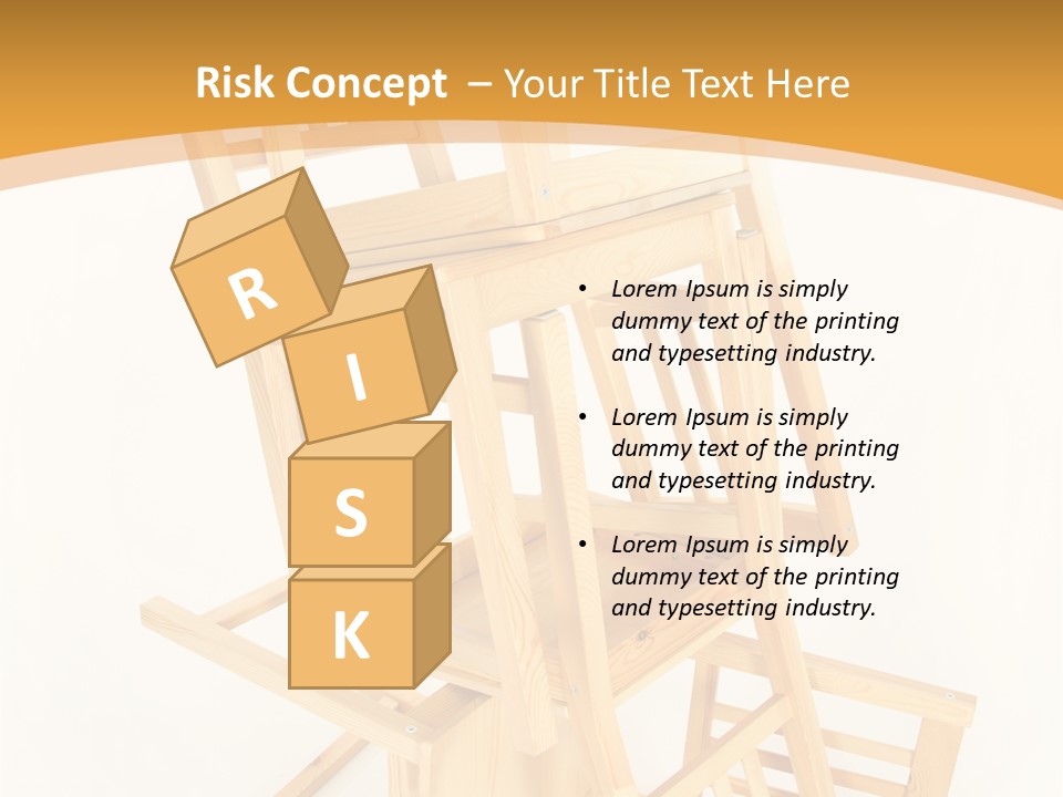 Pile Stacked Seat PowerPoint Template