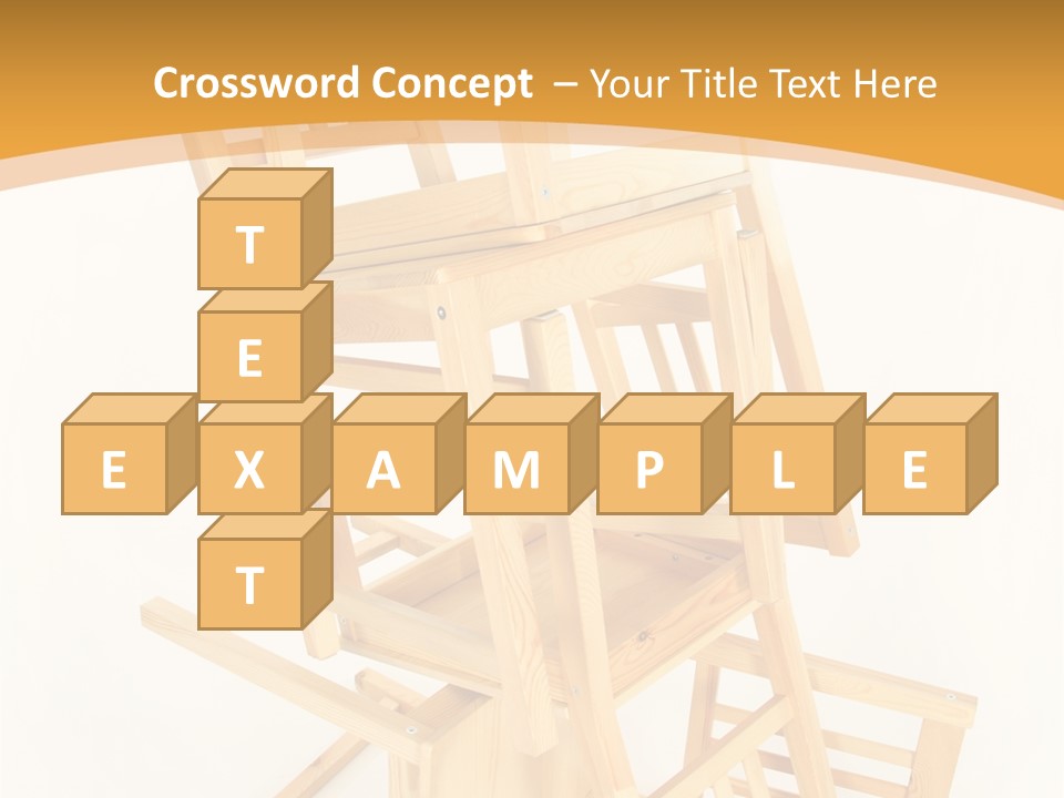 Pile Stacked Seat PowerPoint Template