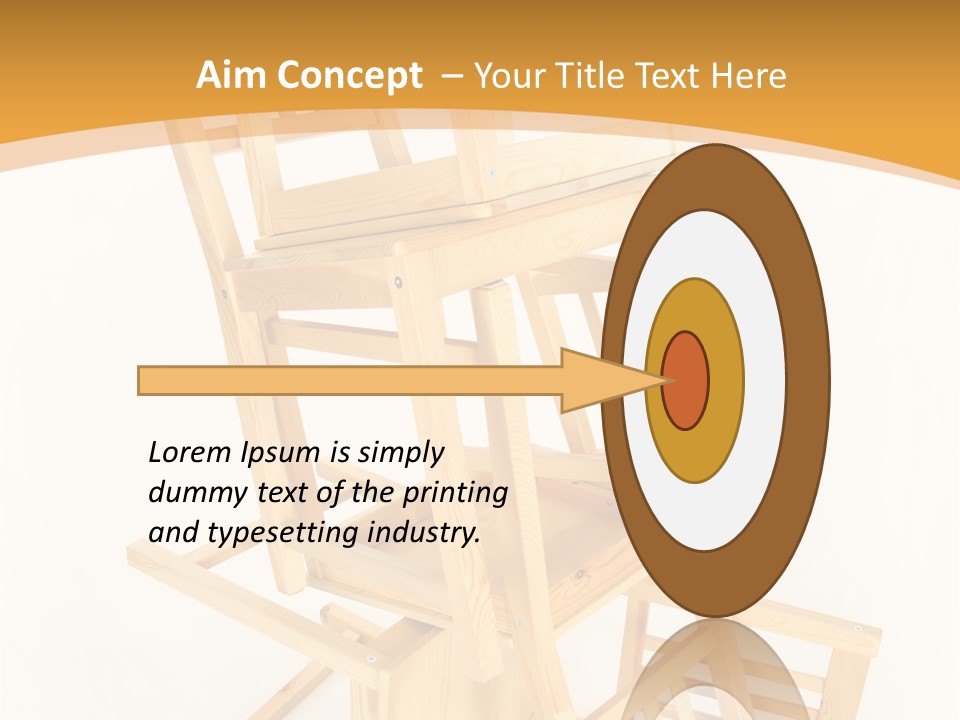 Pile Stacked Seat PowerPoint Template