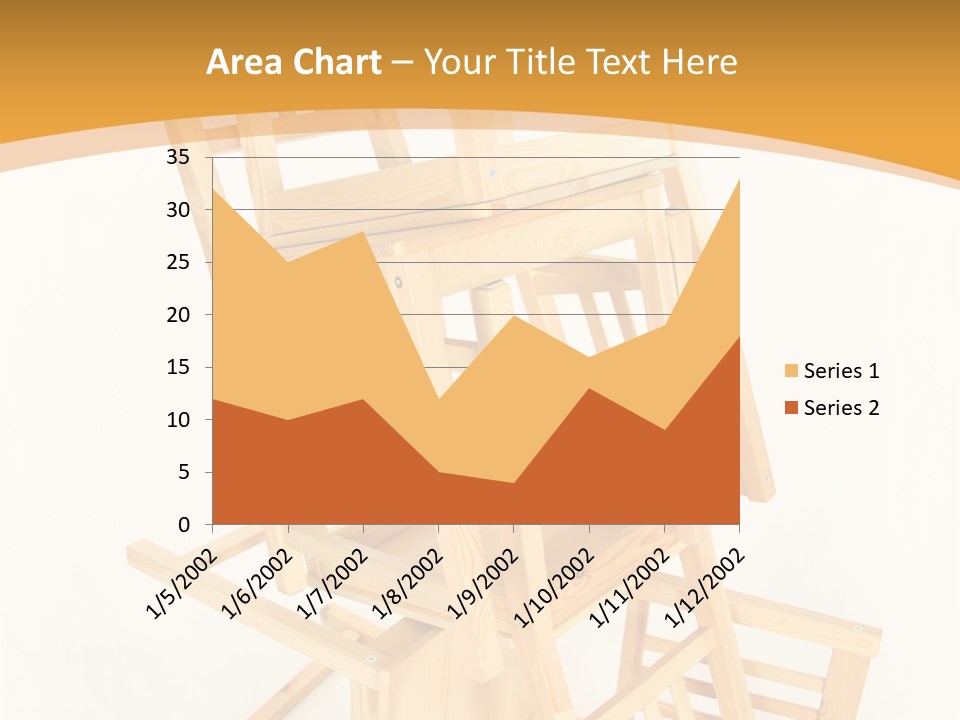 Pile Stacked Seat PowerPoint Template