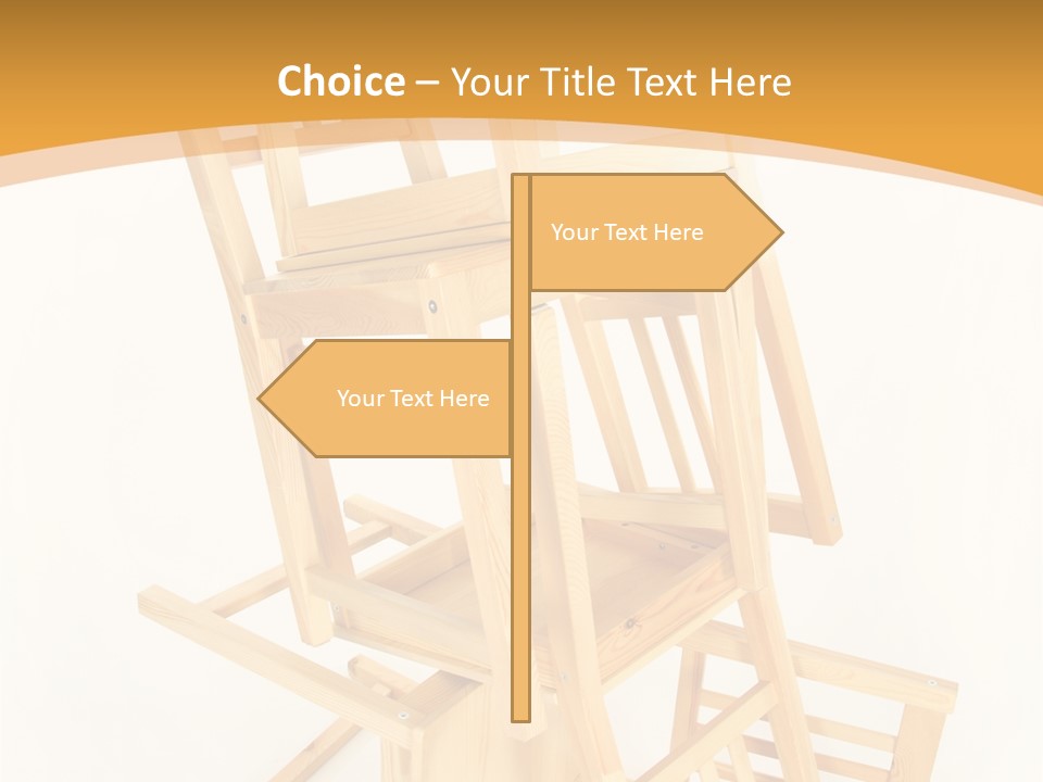 Pile Stacked Seat PowerPoint Template