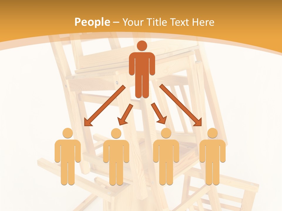 Pile Stacked Seat PowerPoint Template