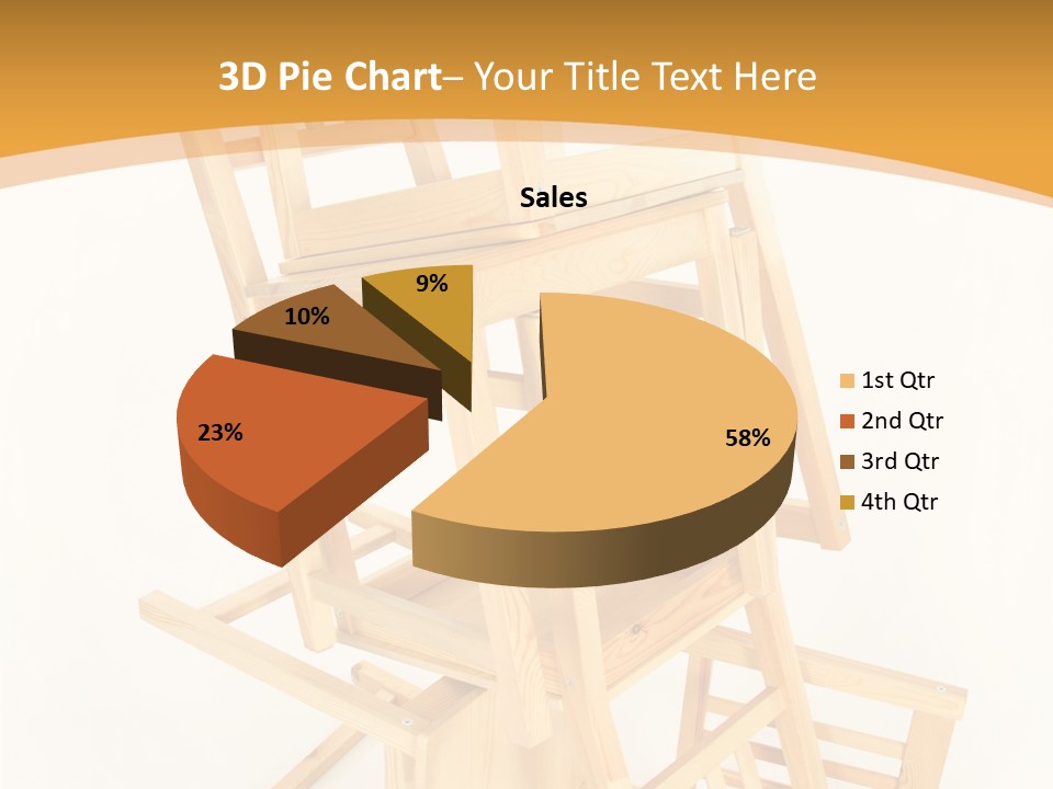 Pile Stacked Seat PowerPoint Template