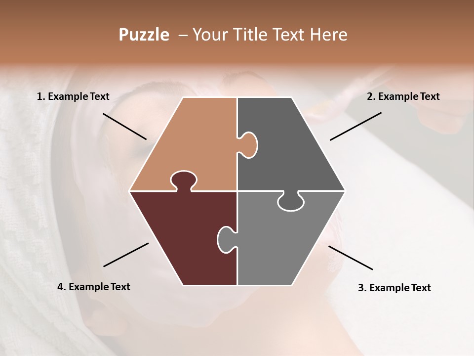 Beautiful Face Healthcare PowerPoint Template