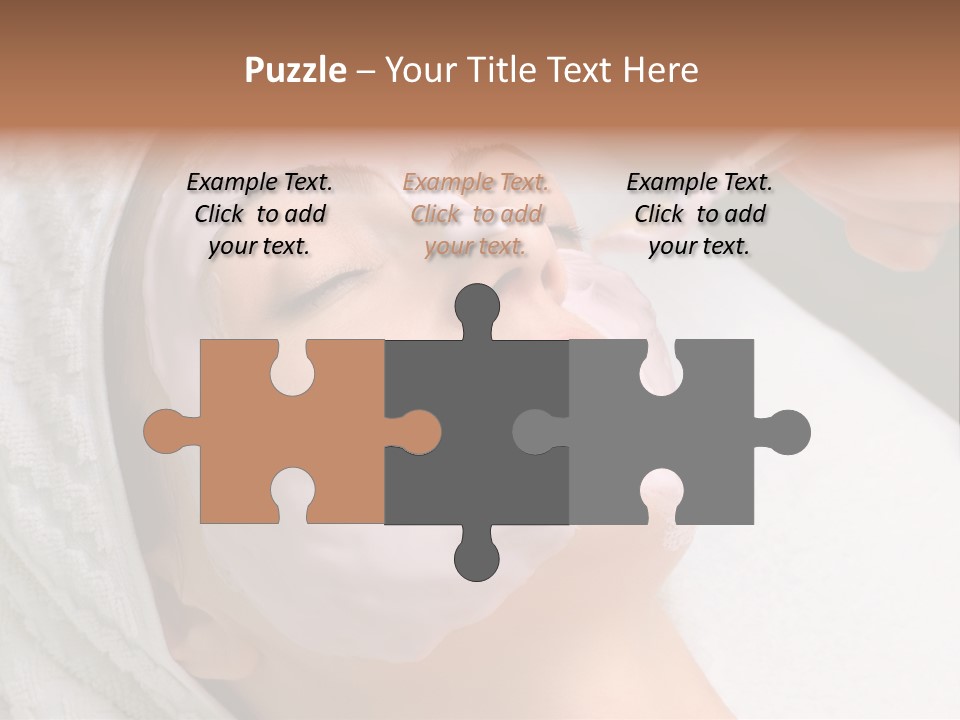 Beautiful Face Healthcare PowerPoint Template