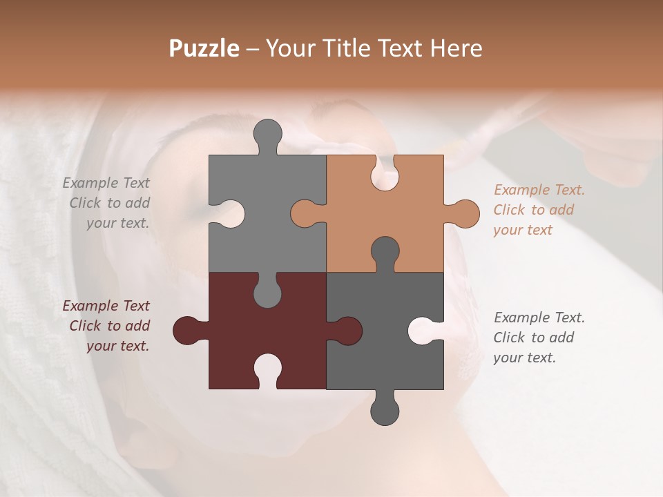 Beautiful Face Healthcare PowerPoint Template