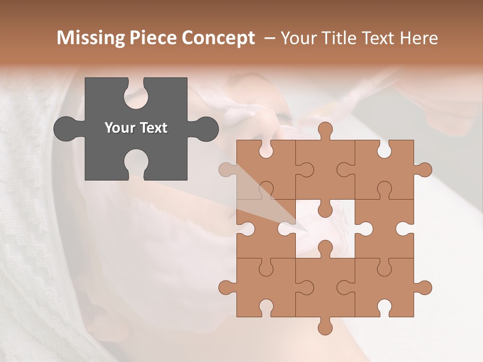 Beautiful Face Healthcare PowerPoint Template