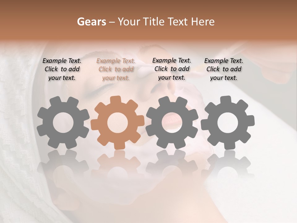 Beautiful Face Healthcare PowerPoint Template