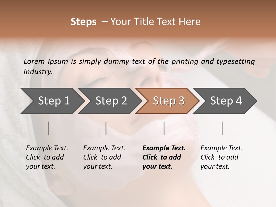 Beautiful Face Healthcare PowerPoint Template